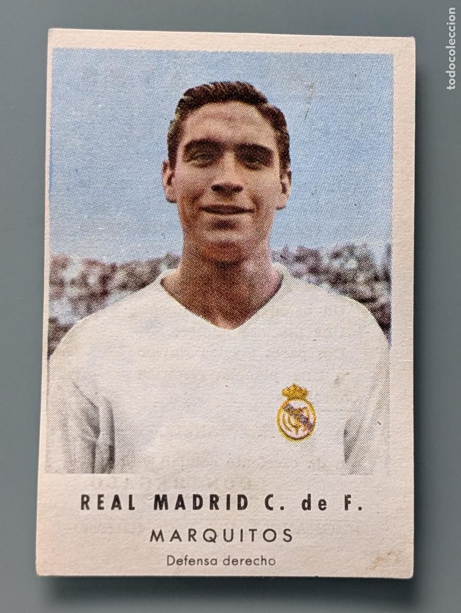 Cromos de F&uacute;tbol: DIFICIL CROMO RARE CARD MARQUITOS REAL MADRID CHOCOLATES GRANELL FOOTBALL FUTBOL PUSKAS DI STEFANO