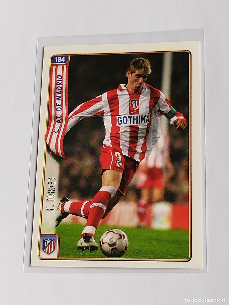 Cromos de F&uacute;tbol: FERNANDO TORRES #184 ATL&Eacute;TICO MADRID - MUNDICROMO LAS FICHAS DE LA LIGA 2004 2005 - MC SPORT 04 05