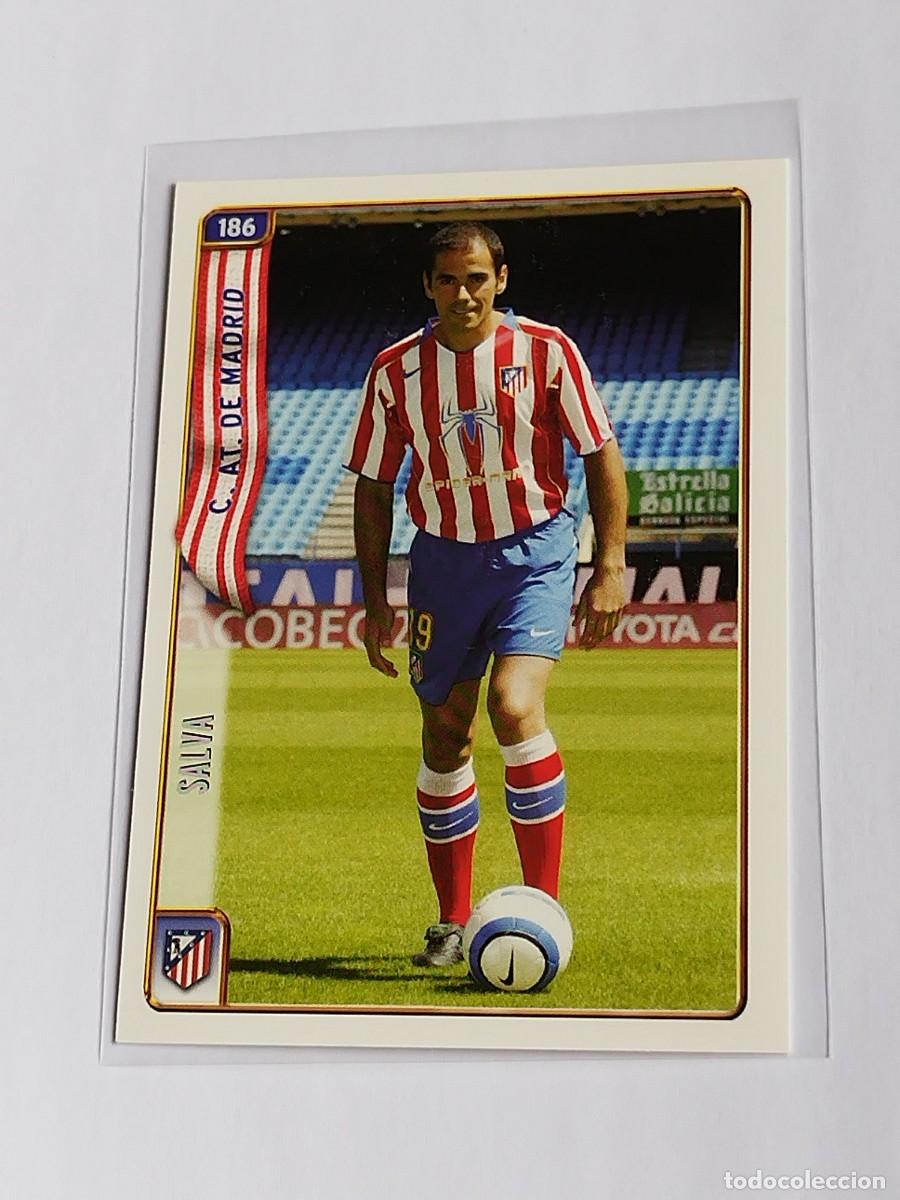 Cromos de F&uacute;tbol: SALVA #186 ATL&Eacute;TICO MADRID - MUNDICROMO LAS FICHAS DE LA LIGA 2004 2005 - MC SPORT 04 05