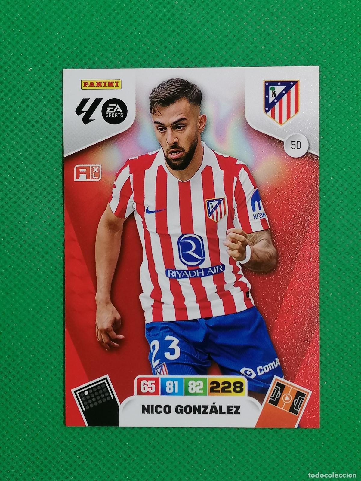 Cromos de F&uacute;tbol: 50 NICO GONZALEZ ATLETICO DE MADRID ⚽ LIGA ADRENALYN XL 2025 2026 25 26 ⚽