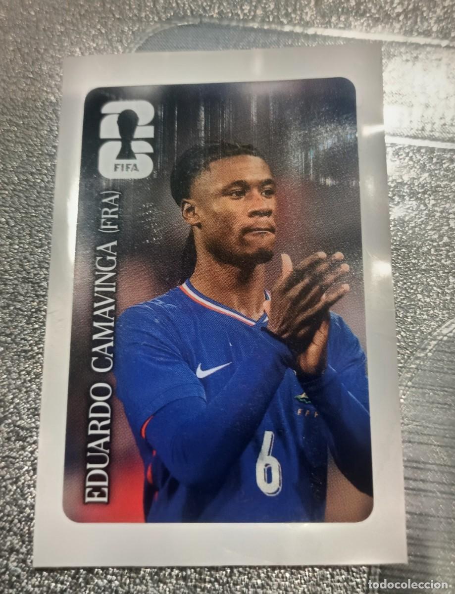 Cromos de F&uacute;tbol: CROMO COCA COLA FIFA MUNDIAL 2026 EDUARDO CAMAVINGA FRANCIA