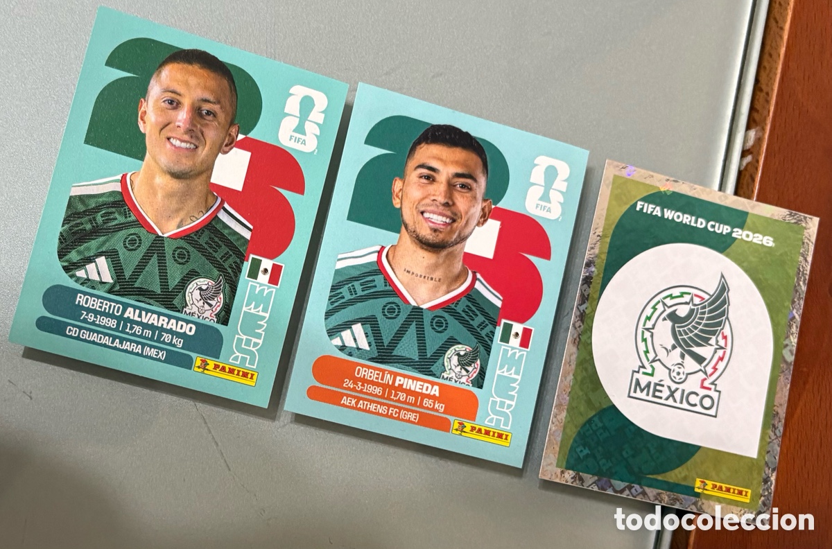 Figurine di Calcio: MUNDIAL 26- STICKERS 3 CROMOS