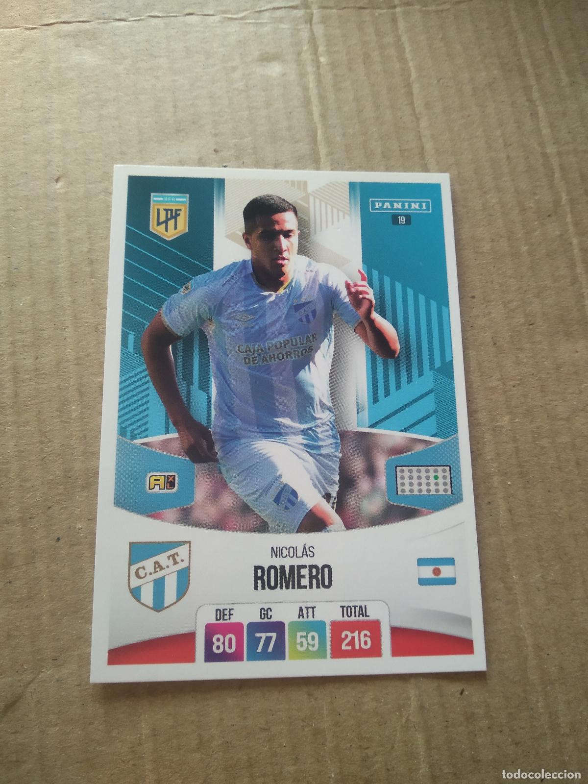 Cromos de F&uacute;tbol: 19 NICOLAS ROMERO ATLETICO TUCUMAN CROMO FUTBOL ARGENTINO PANINI LIGA ARGENTINA 2024 ADRENALYN