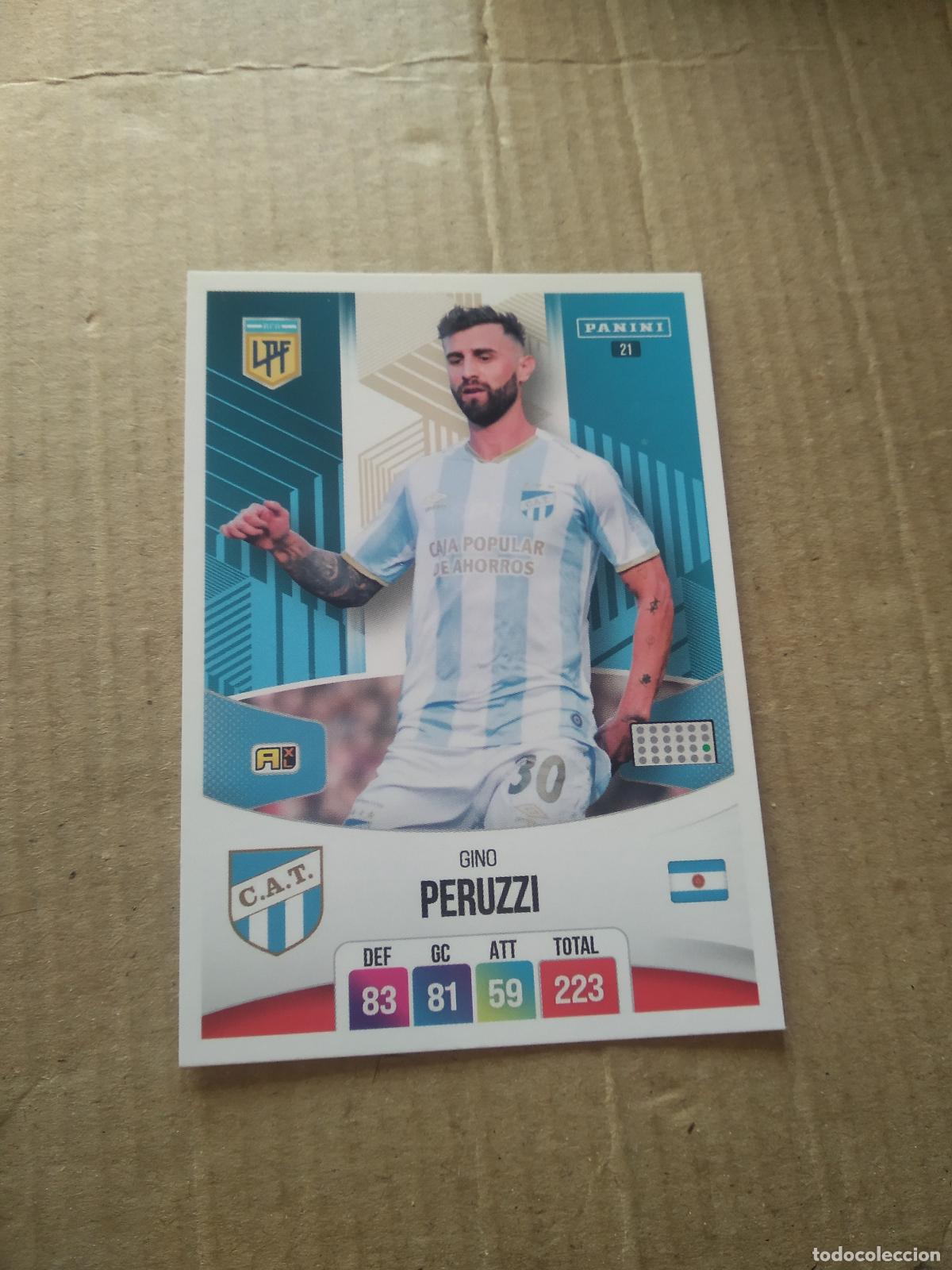 Cromos de F&uacute;tbol: 21 GINO PERUZZI ATLETICO TUCUMAN CROMO FUTBOL ARGENTINO PANINI LIGA ARGENTINA 2024 ADRENALYN