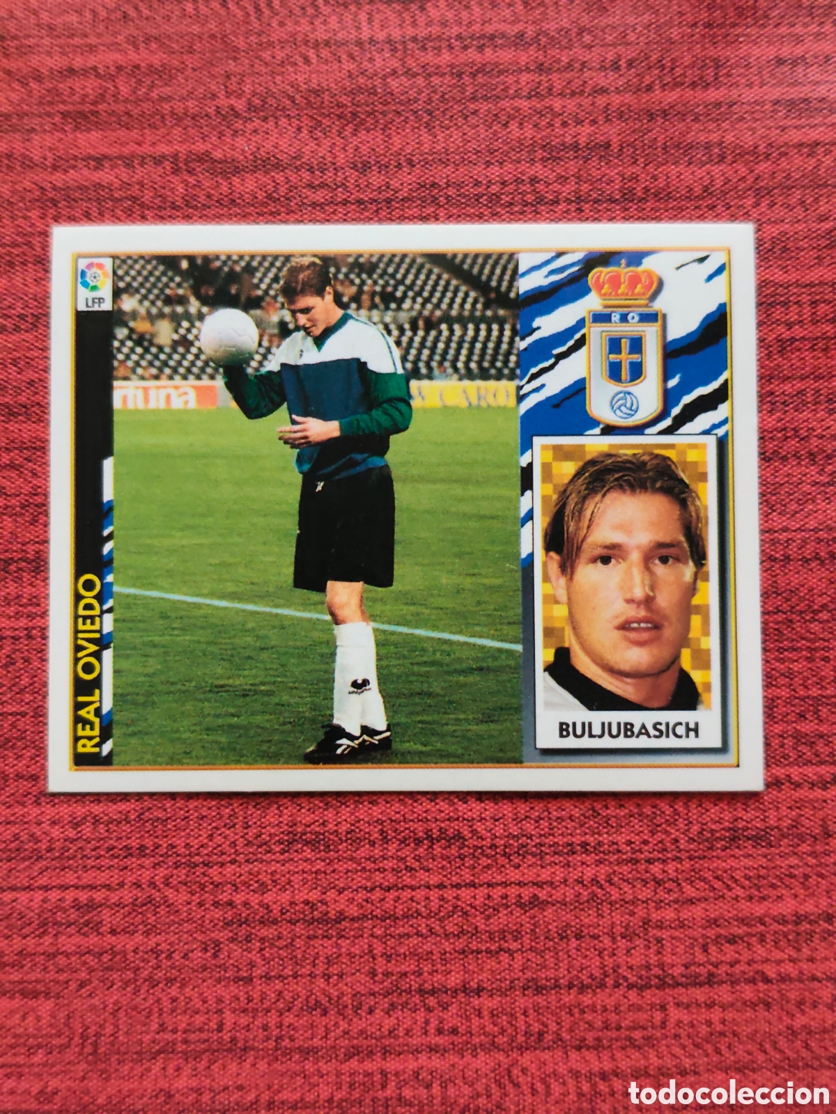 Cromos de F&uacute;tbol: FICHAJE 15 BULJUBASICH REAL OVIEDO EDICIONES ESTE 1997 1998