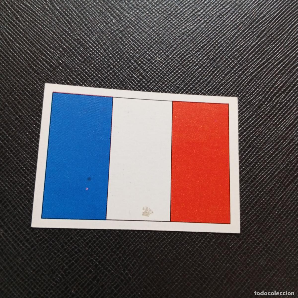 Cromos de F&uacute;tbol: 85 BANDERA FRANCIA FANS 1984 EUROCOPA FRANCIA CROMO FUTBOL 84 - SIN PEGAR - A101 PG514