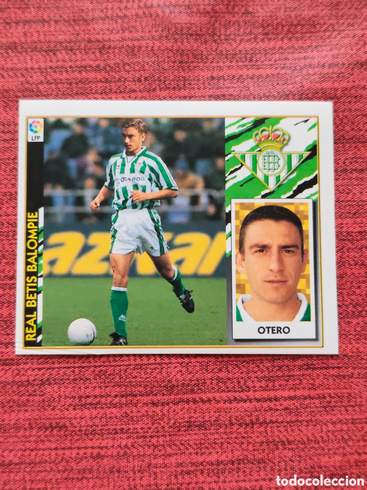 Cromos de F&uacute;tbol: FICHAJE 16 OTERO REAL BETIS EDICIONES ESTE 1997 1998