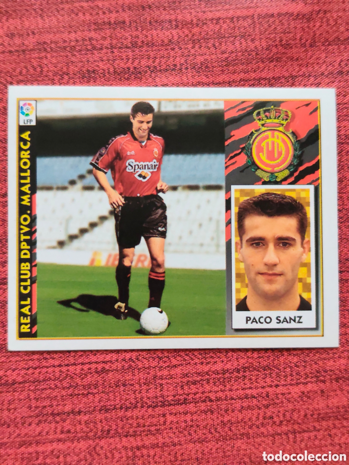 Cromos de F&uacute;tbol: FICHAJE 21 PACO SANZ REAL MALLORCA EDICIONES ESTE 1997 1998