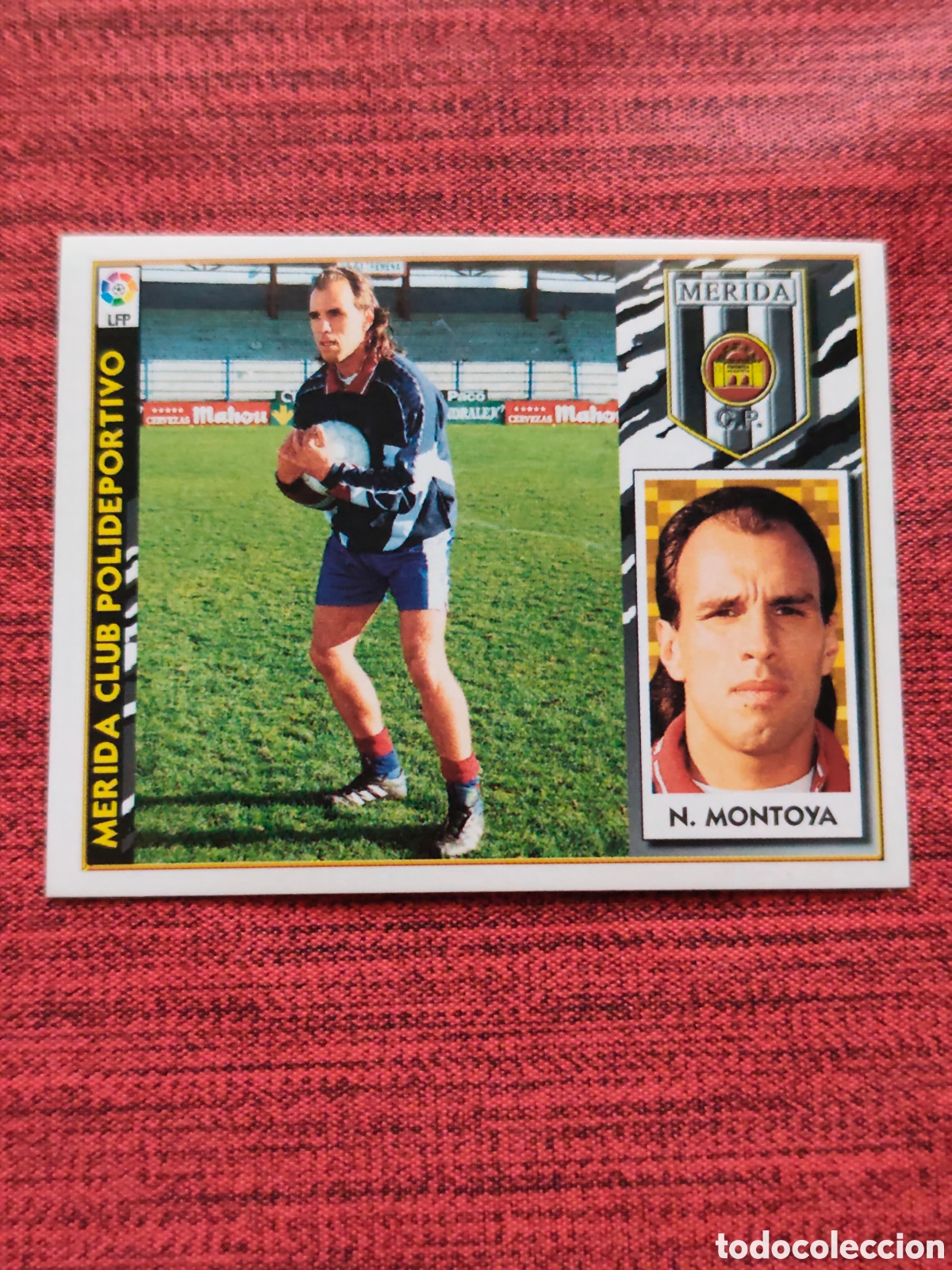 Cromos de F&uacute;tbol: FICHAJE 22 N. MONTOYA M&Eacute;RIDA EDICIONES ESTE 1997 1998
