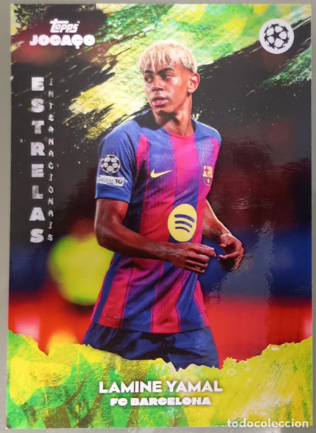 Figurine di Calcio: Lamine Yamal (F. C. Barcelona) Topps Joga&ccedil;o 2025/26 (Topps Brasil)
