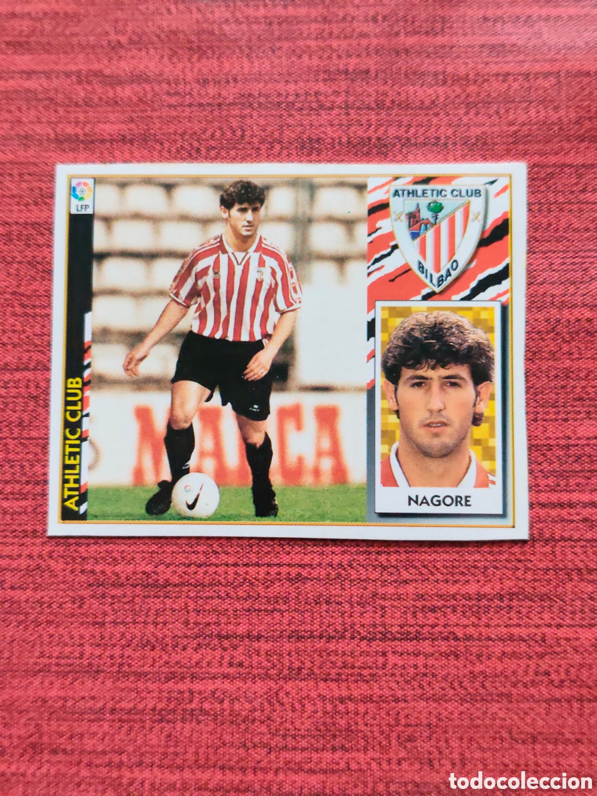 Figurine di Calcio: FICHAJE 25 NAGORE ATHLETIC BILBAO EDICIONES ESTE 1997 1998