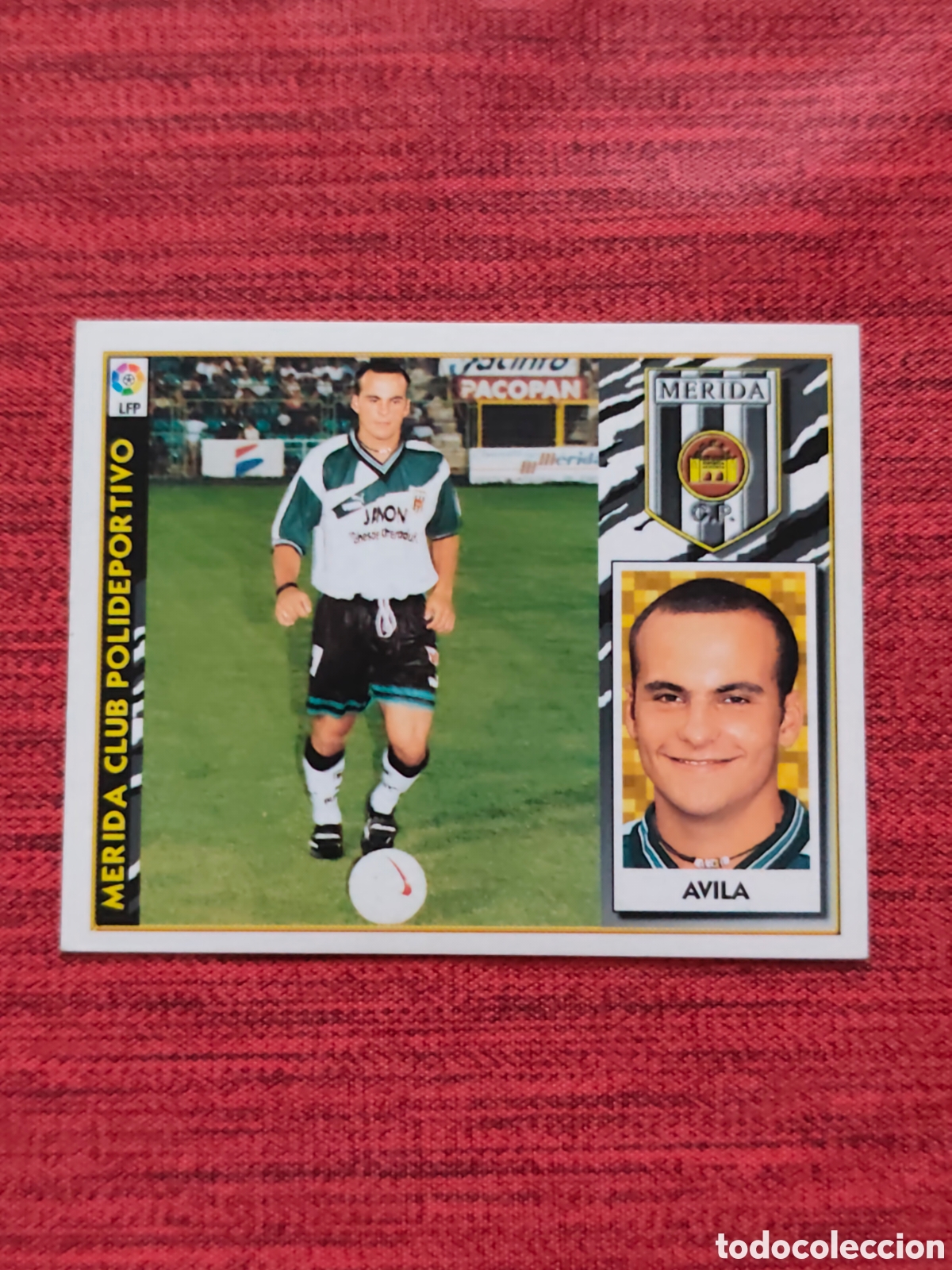 Cromos de F&uacute;tbol: FICHAJE 29 &Aacute;VILA M&Eacute;RIDA EDICIONES ESTE 1997 1998