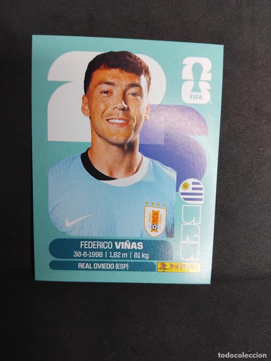 Cromos de F&uacute;tbol: FEDERICO VI&Ntilde;AS URU 18 - URUGUAY - PANINI FIFA WORLD CUP 2026 - MUNDIAL 2026 STICKER - REAL OVIEDO