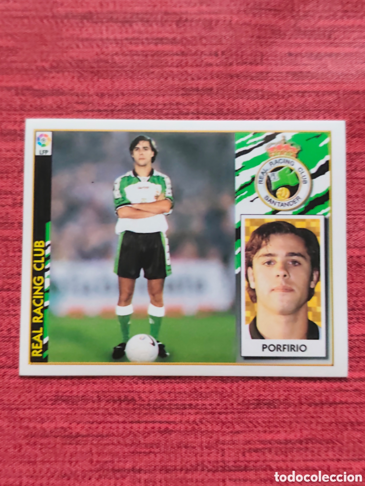 Cromos de F&uacute;tbol: FICHAJE 30 PORFIRIO RACING SANTANDER EDICIONES ESTE 1997 1998
