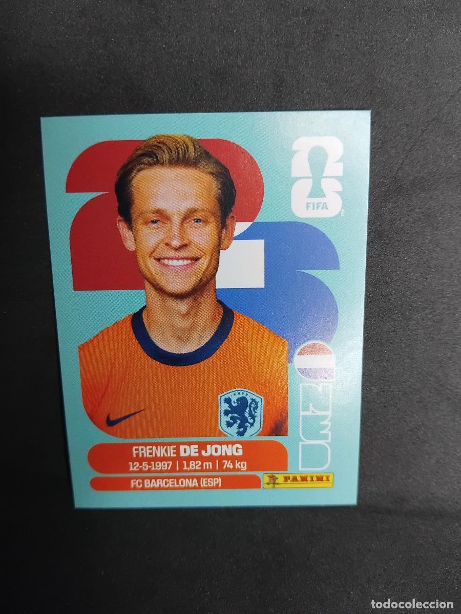 Cromos de F&uacute;tbol: FRANKIE DE JONG NED 14 - PAISES BAJOS - PANINI FIFA WORLD CUP 2026 - MUNDIAL 2026 STICKER BARCELONA