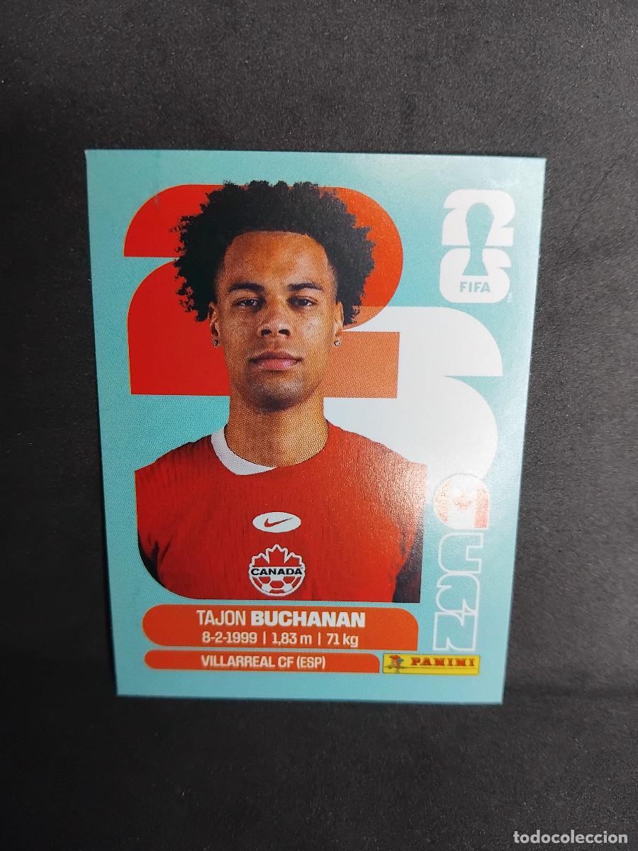 Cromos de F&uacute;tbol: TAJON BUCHANAN CAN 17 - CANADA - PANINI FIFA WORLD CUP 2026 - MUNDIAL 2026 STICKER - VILLARREAL CF