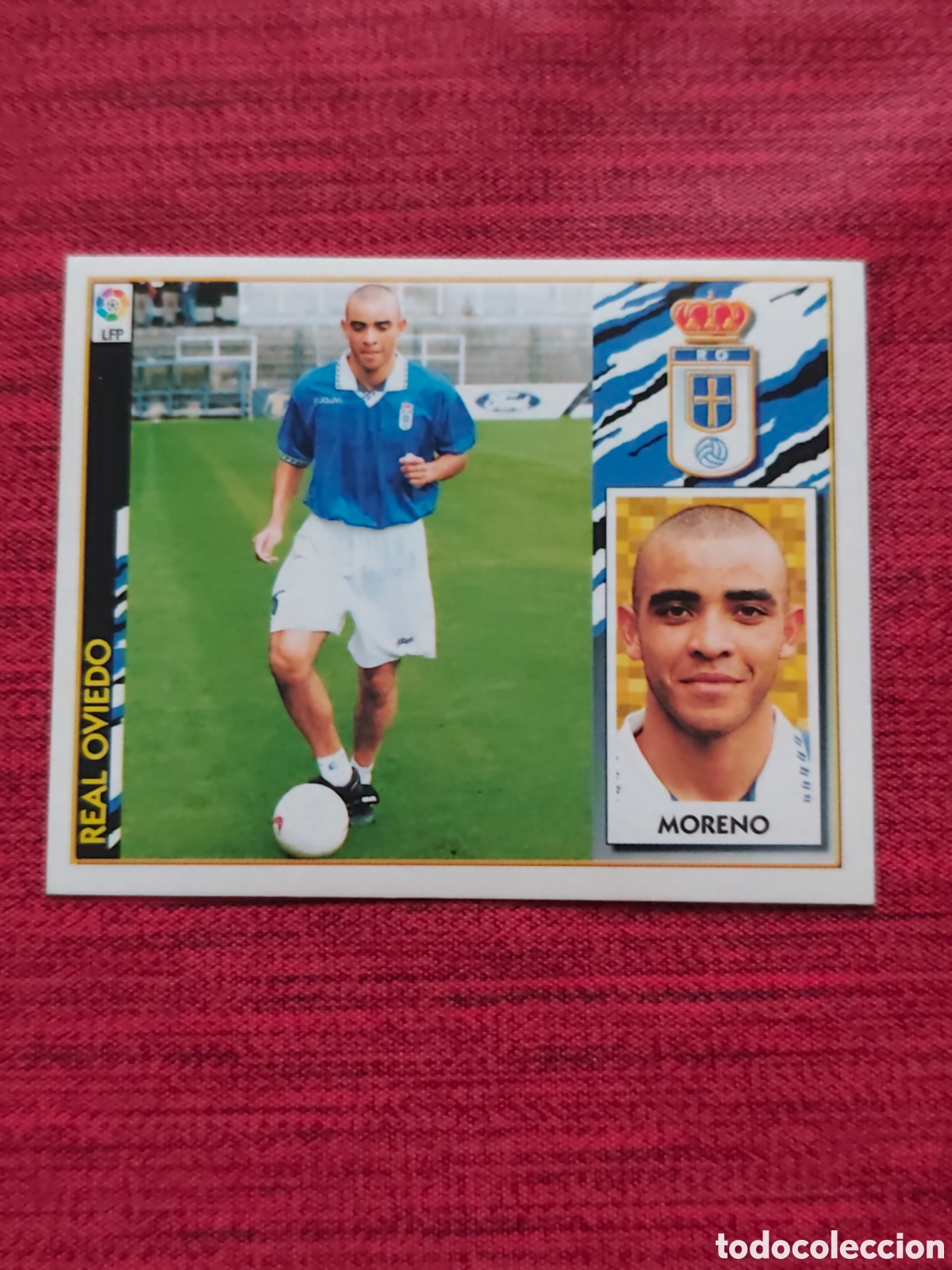 Cromos de F&uacute;tbol: FICHAJE 35 MORENO REAL OVIEDO EDICIONES ESTE 1997 1998