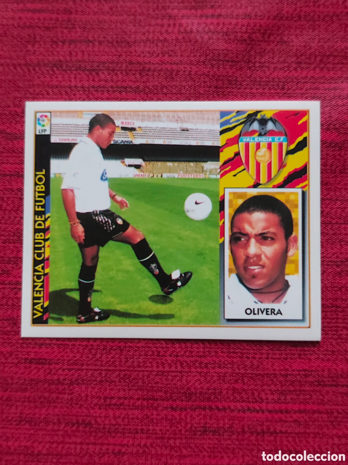 Cromos de F&uacute;tbol: FICHAJE 2 BIS OLIVERA VALENCIA EDICIONES ESTE 1997 1998
