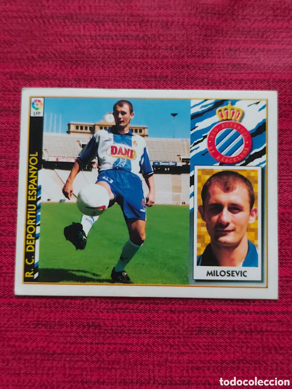 Cromos de F&uacute;tbol: FICHAJE 4 BIS MILOSEVIC ESPANYOL EDICIONES ESTE 1997 1998