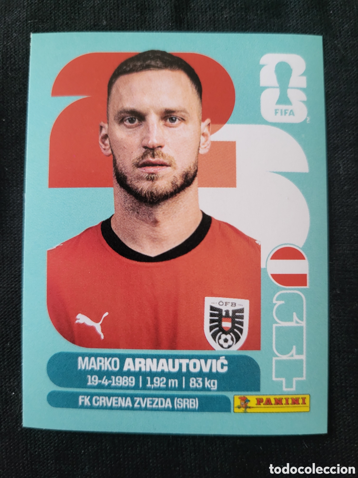 Cromos de F&uacute;tbol: AUT 20 Marco Arnautovic [Sticker] / FIFA World Cup 2026