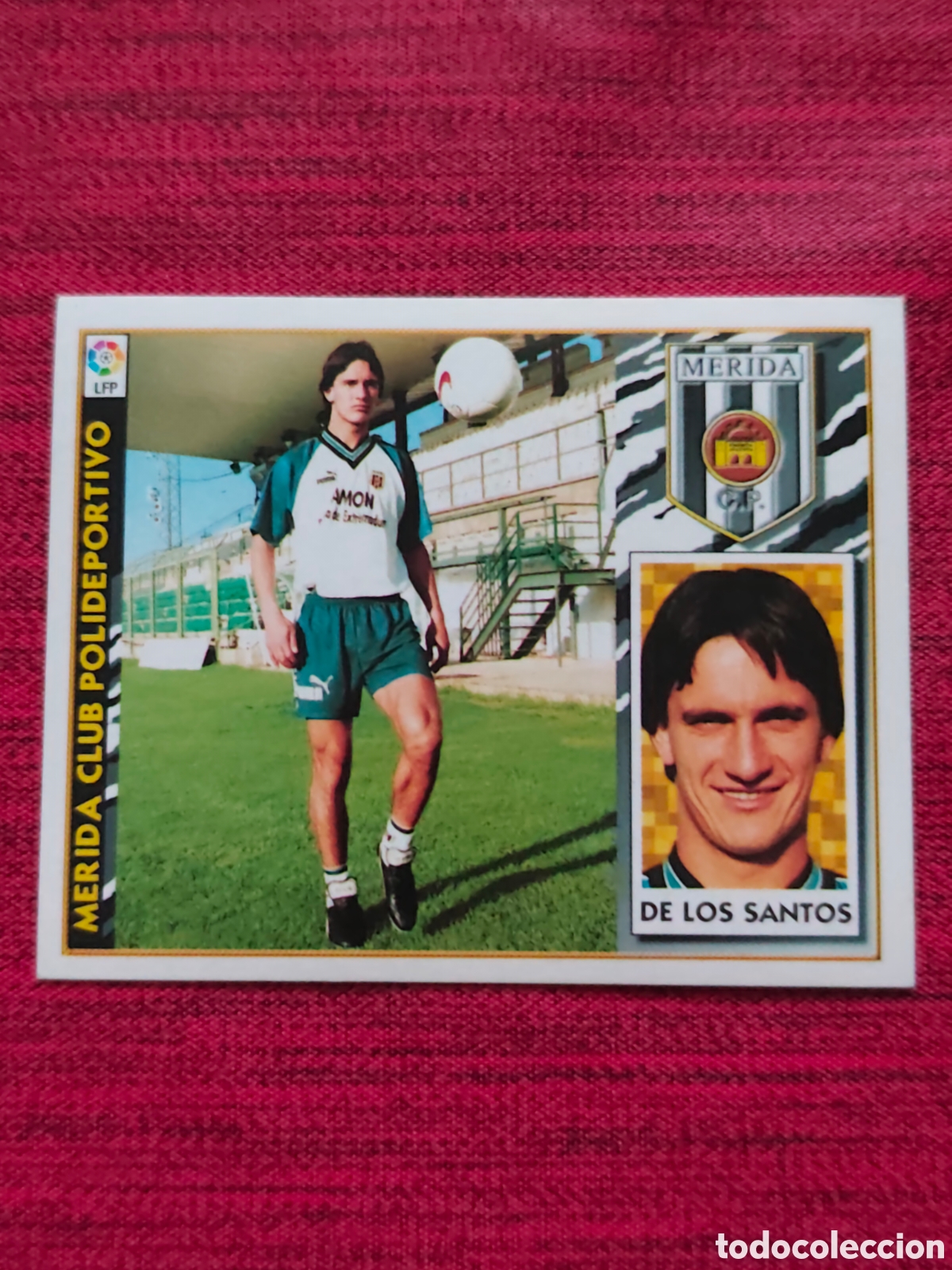 Cromos de F&uacute;tbol: FICHAJE 6 BIS DE LOS SANTOS M&Eacute;RIDA EDICIONES ESTE 1997 1998