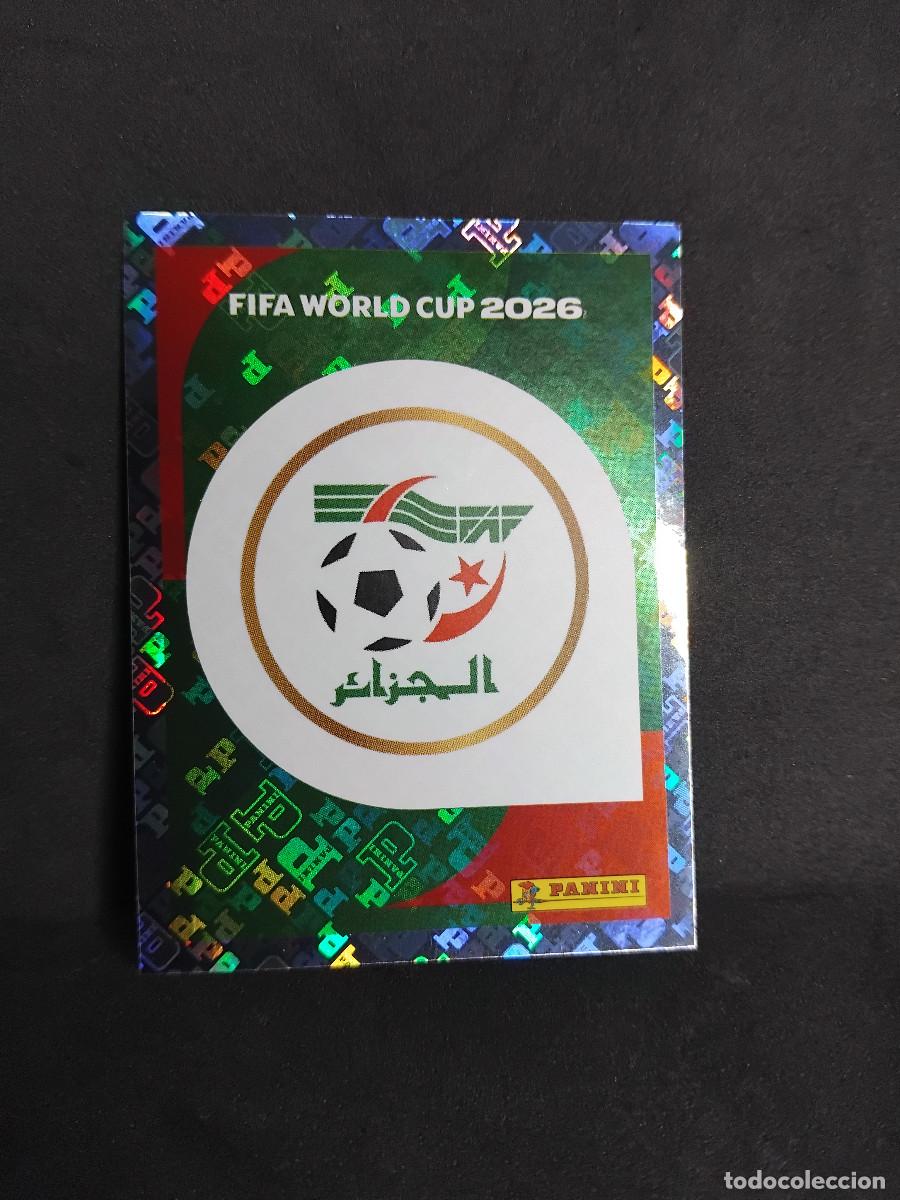 Cromos de F&uacute;tbol: ESCUDO DE ALGERIA ALG 1 - PANINI FIFA WORLD CUP 2026 - MUNDIAL 2026 STICKER WORLD CUP 26