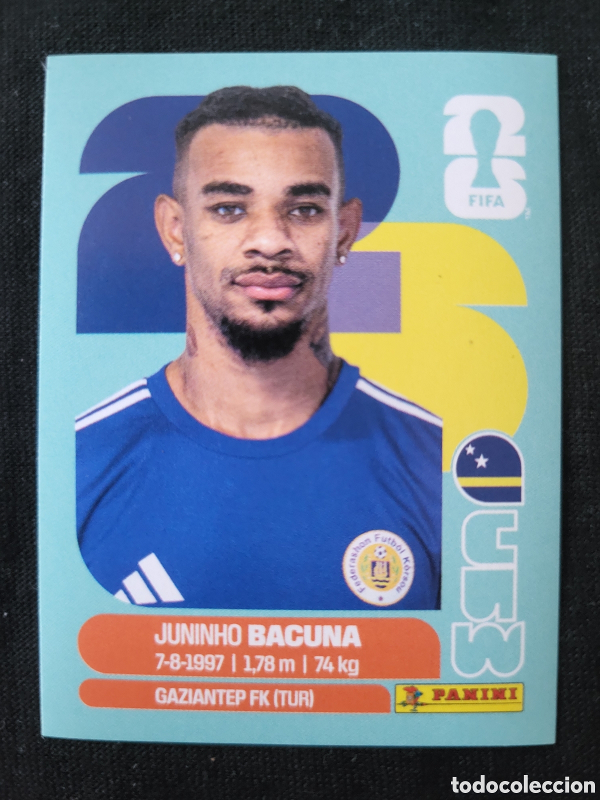 Cromos de F&uacute;tbol: CUW 11 Juninho Bacuna [Sticker] / FIFA World Cup 2026