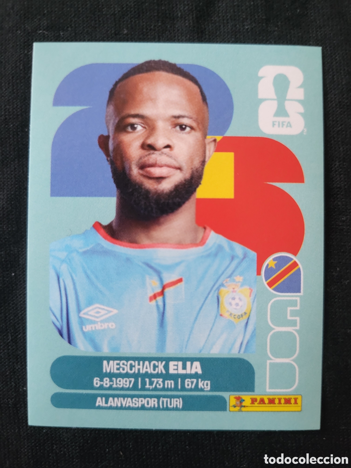Cromos de F&uacute;tbol: COD 15 Meschack Elia [Sticker] / FIFA World Cup 2026