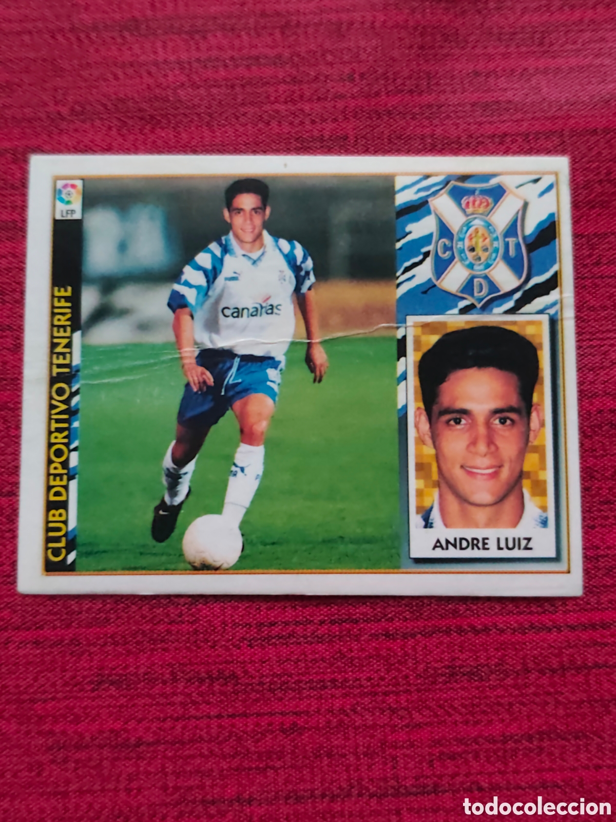 Cromos de F&uacute;tbol: FICHAJE 8 BIS ANDRE LUIZ TENERIFE EDICIONES ESTE 1997 1998