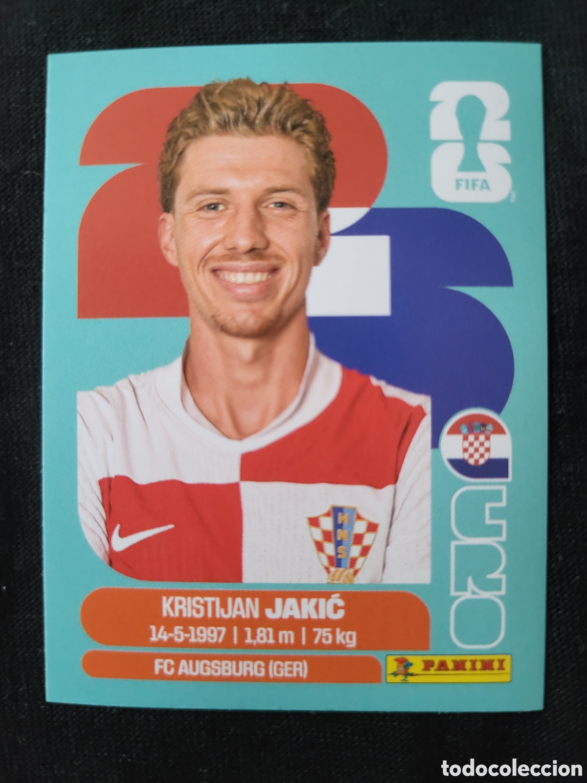 Cromos de F&uacute;tbol: CRO 8 Kristijan Jakic [Sticker] / FIFA World Cup 2026