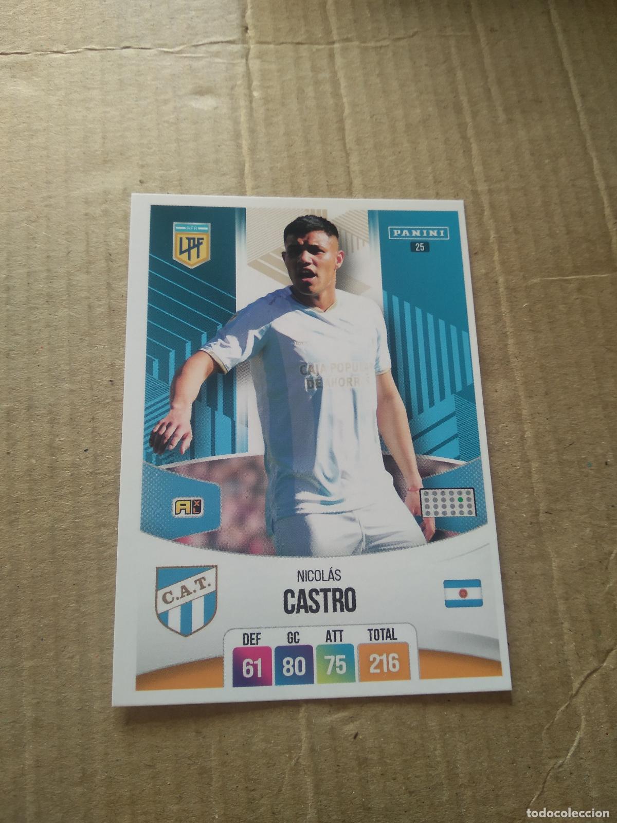 Figurine di Calcio: 25 NICOLAS CASTRO ATLETICO TUCUMAN CROMO FUTBOL ARGENTINO PANINI LIGA ARGENTINA 2024 ADRENALYN