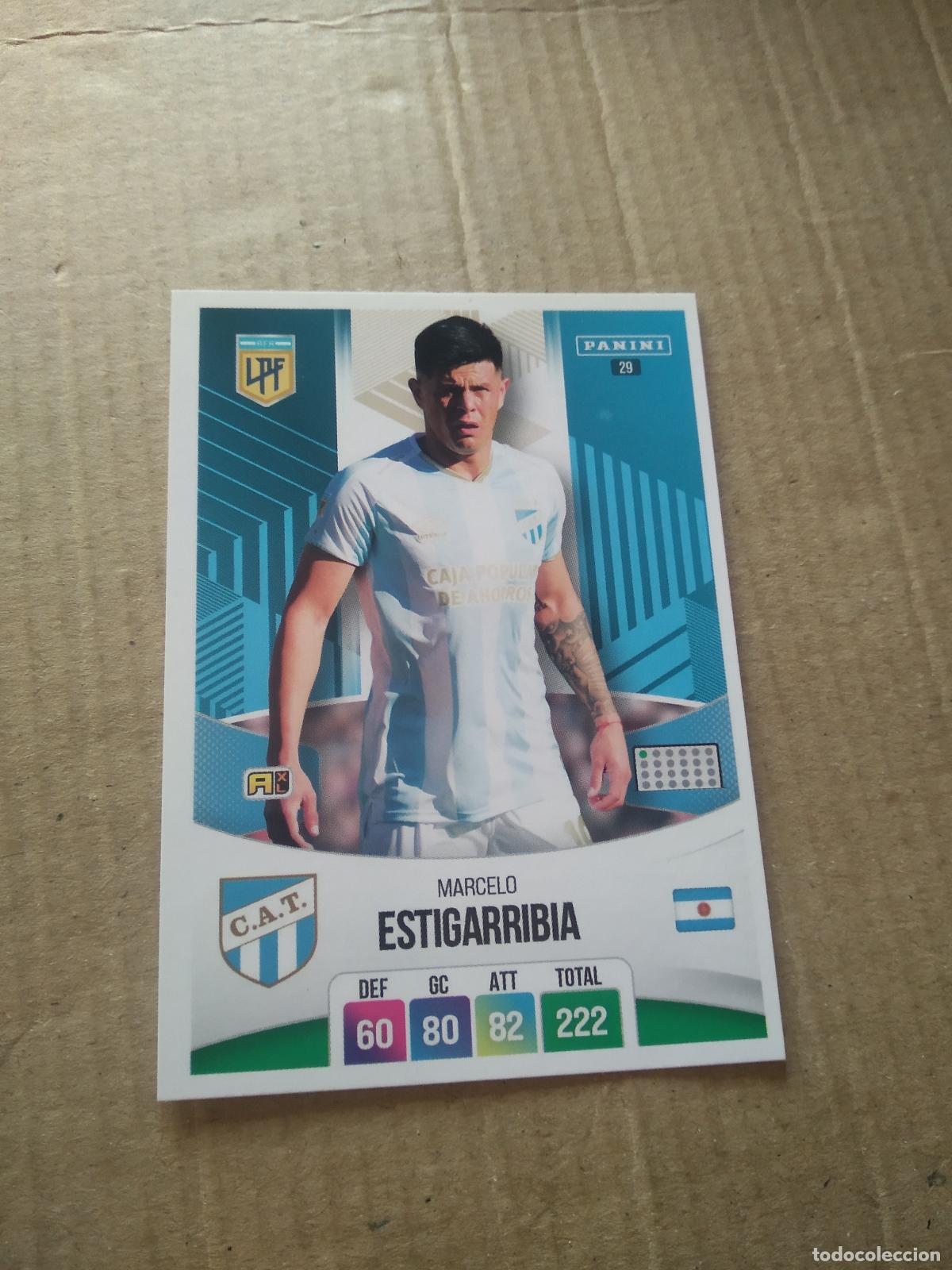Cromos de F&uacute;tbol: 29 MARCELO ESTIGARRIBIA ATLETICO TUCUMAN CROMO FUTBOL ARGENTINO PANINI LIGA ARGENTINA 2024 ADRENALYN