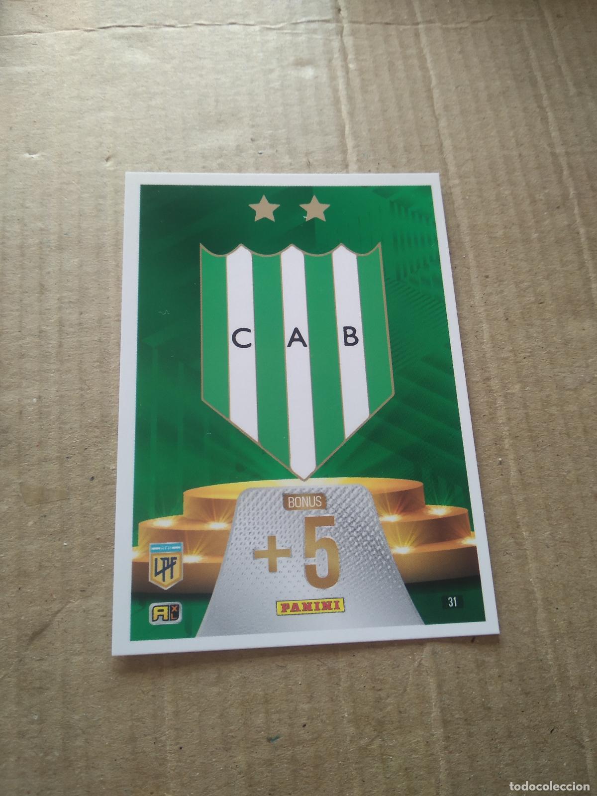 Cromos de F&uacute;tbol: 31 ESCUDO BANFIELD CROMO FUTBOL ARGENTINO PANINI LIGA ARGENTINA 2024 ADRENALYN