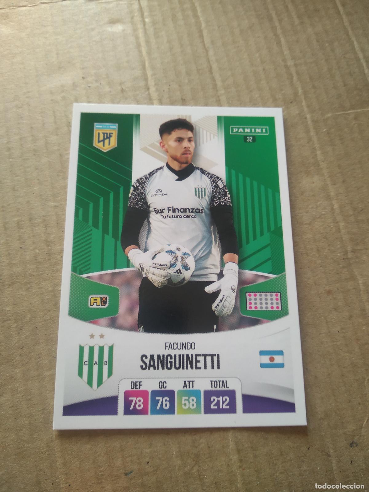 Cromos de F&uacute;tbol: 32 FACUNDO SANGUINETTI BANFIELD CROMO FUTBOL ARGENTINO PANINI LIGA ARGENTINA 2024 ADRENALYN