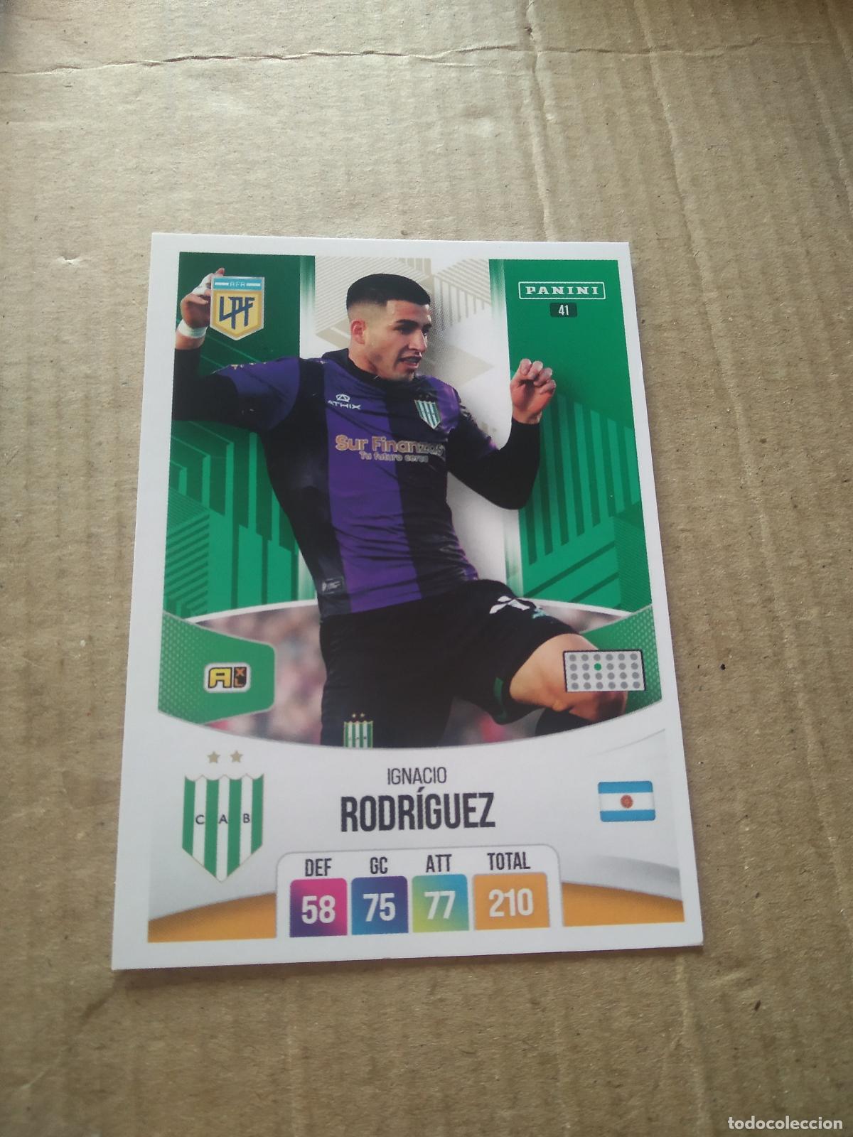 Cromos de F&uacute;tbol: 41 IGNACIO RODRIGUEZ BANFIELD CROMO FUTBOL ARGENTINO PANINI LIGA ARGENTINA 2024 ADRENALYN
