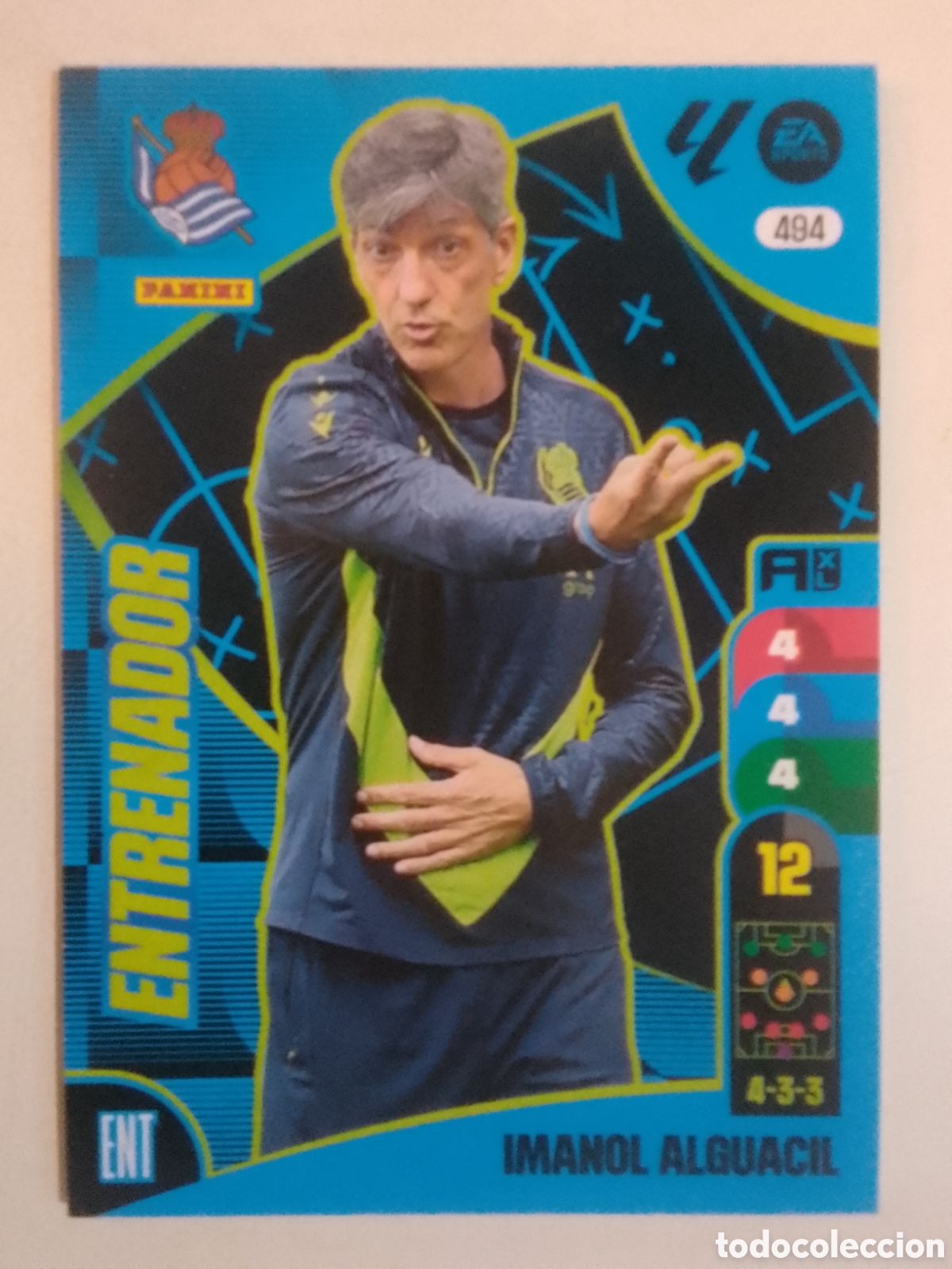 Cromos de F&uacute;tbol: Adrenalyn XL 2024-25 n&deg; 494 Imanol Alguacil &bull; Real Sociedad.