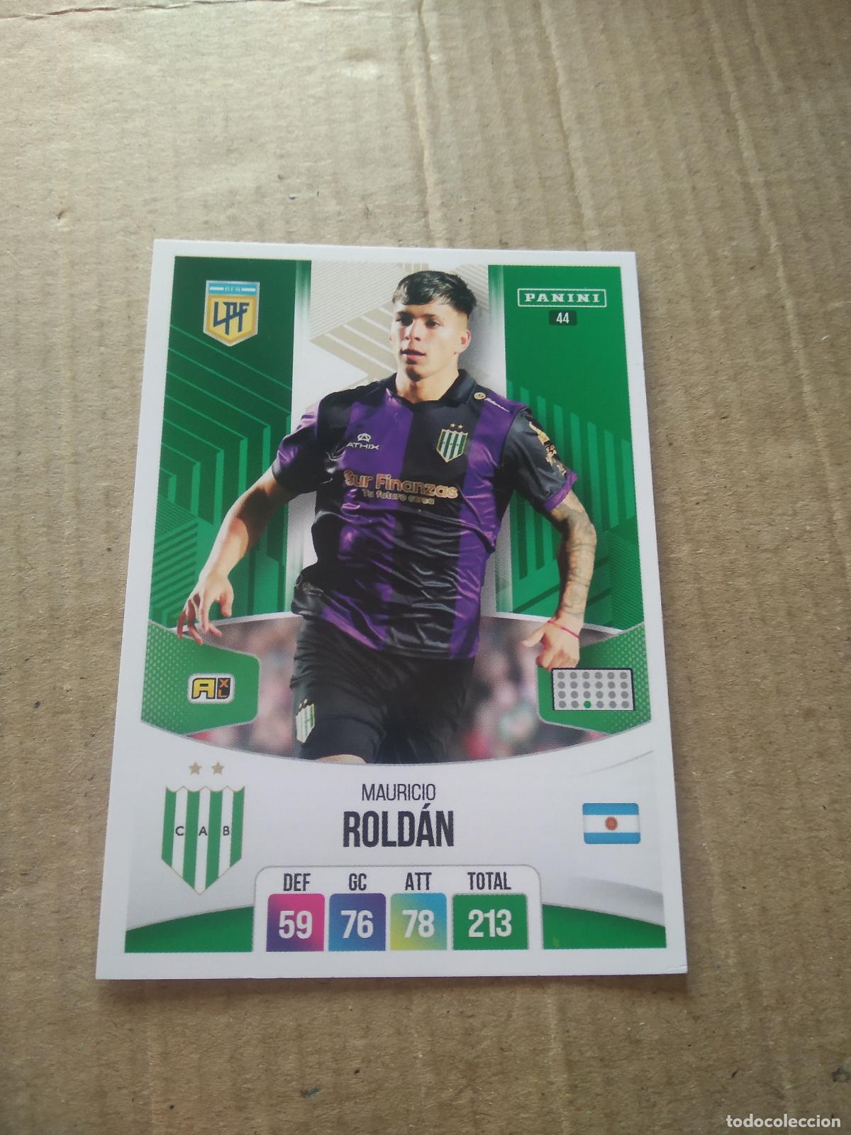 Cartes &agrave; collectionner de Football: 44 MAURICIO ROLDAN BANFIELD CROMO FUTBOL ARGENTINO PANINI LIGA ARGENTINA 2024 ADRENALYN