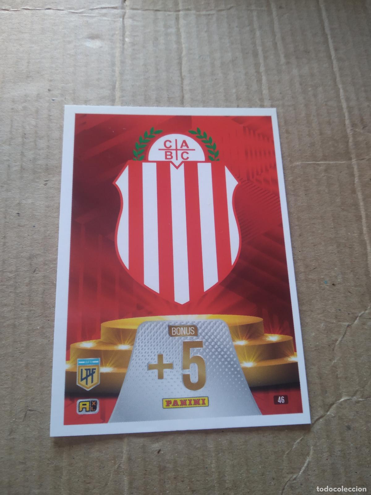 Cromos de F&uacute;tbol: 46 ESCUDO BARRACAS CENTRAL CROMO FUTBOL ARGENTINO PANINI LIGA ARGENTINA 2024 ADRENALYN