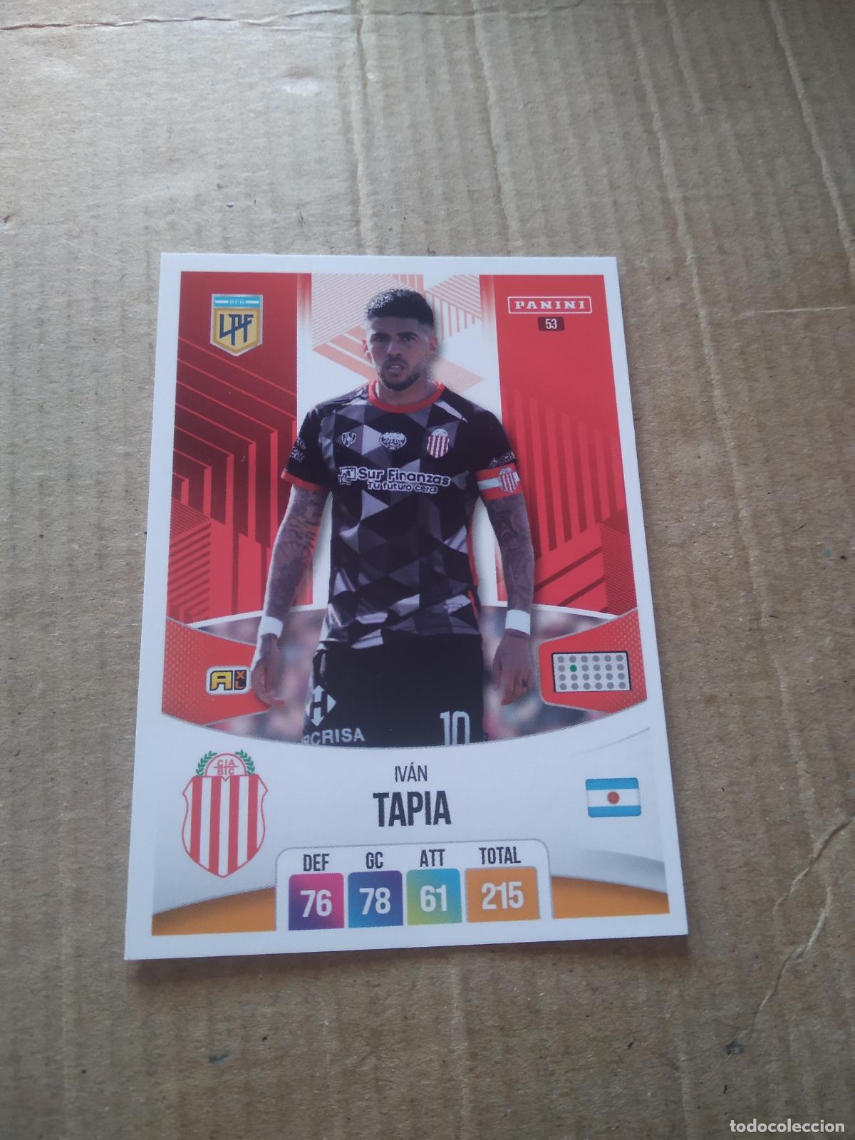 Cromos de F&uacute;tbol: 53 IVAN TAPIA BARRACAS CENTRAL CROMO FUTBOL ARGENTINO PANINI LIGA ARGENTINA 2024 ADRENALYN