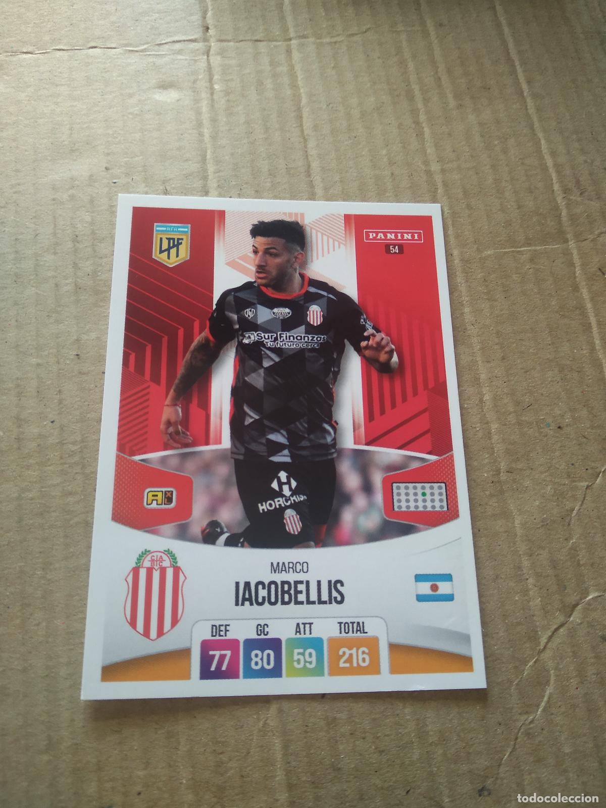 Cromos de F&uacute;tbol: 54 MARCO IACOBELLIS BARRACAS CENTRAL CROMO FUTBOL ARGENTINO PANINI LIGA ARGENTINA 2024 ADRENALYN