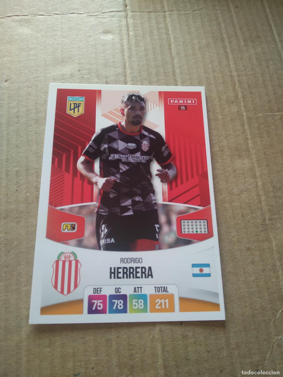 Cromos de F&uacute;tbol: 55 RODRIGO HERRERA BARRACAS CENTRAL CROMO FUTBOL ARGENTINO PANINI LIGA ARGENTINA 2024 ADRENALYN