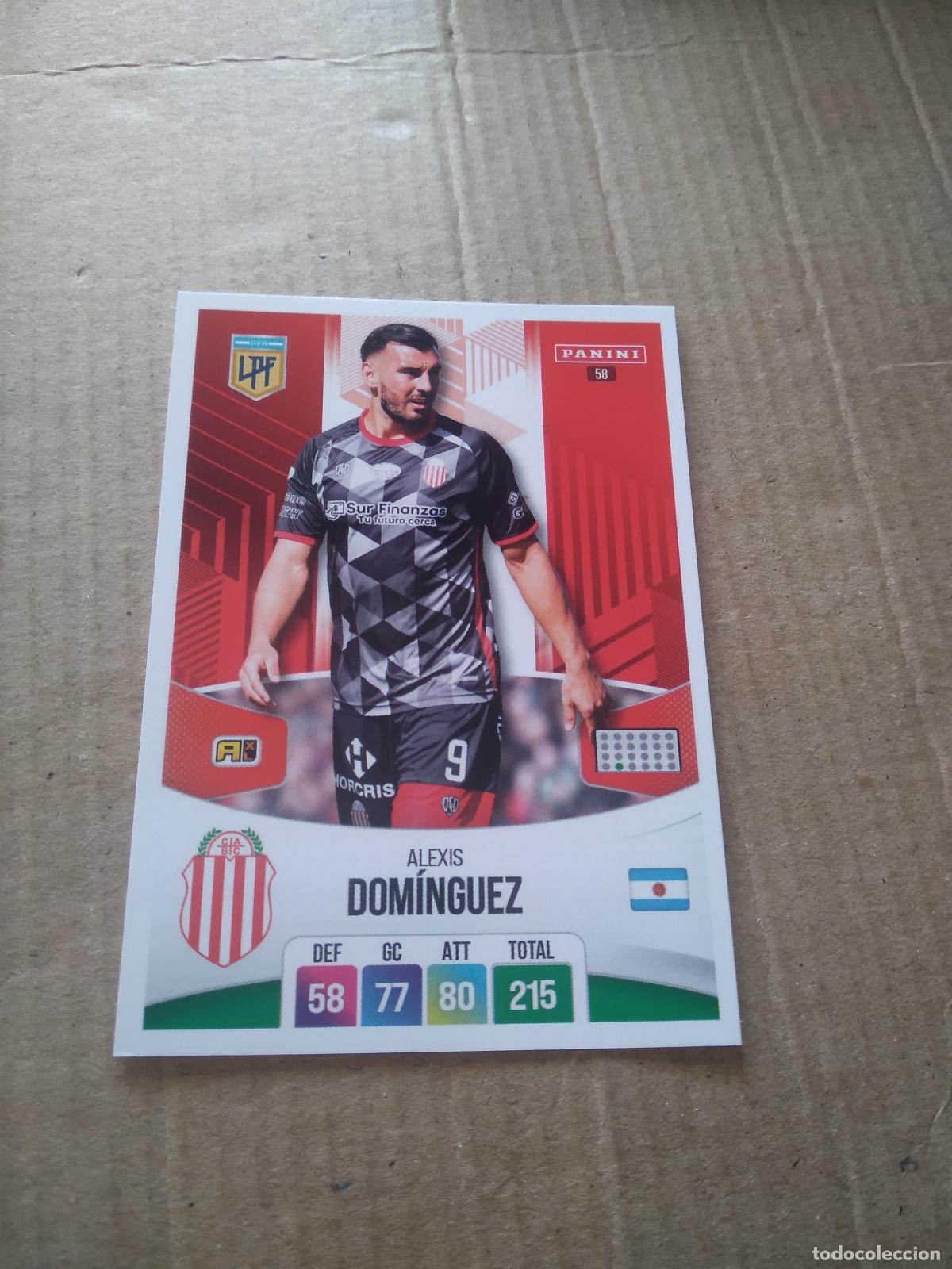 Cromos de F&uacute;tbol: 58 ALEXIS DOMINGUEZ BARRACAS CENTRAL CROMO FUTBOL ARGENTINO PANINI LIGA ARGENTINA 2024 ADRENALYN