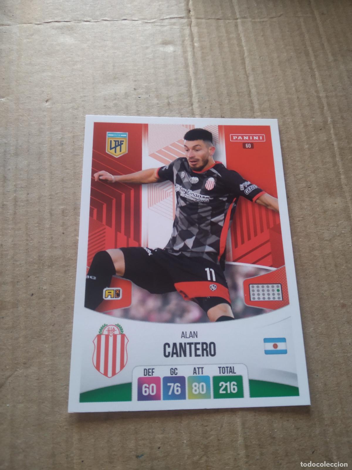 Cromos de F&uacute;tbol: 60 ALAN CANTERO BARRACAS CENTRAL CROMO FUTBOL ARGENTINO PANINI LIGA ARGENTINA 2024 ADRENALYN