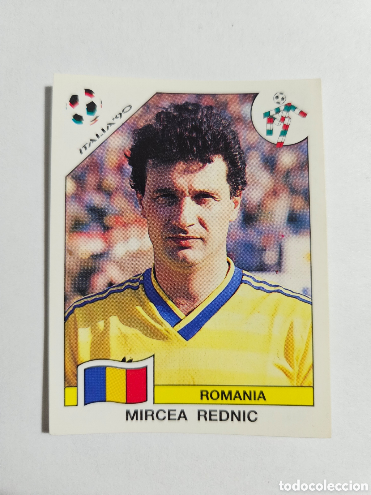 Cromos de F&uacute;tbol: MIRCEA REDNIC RUMANIA 158 MUNDIAL ITALIA 1990 90 PANINI NUNCA PEGADO SIN PEGAR