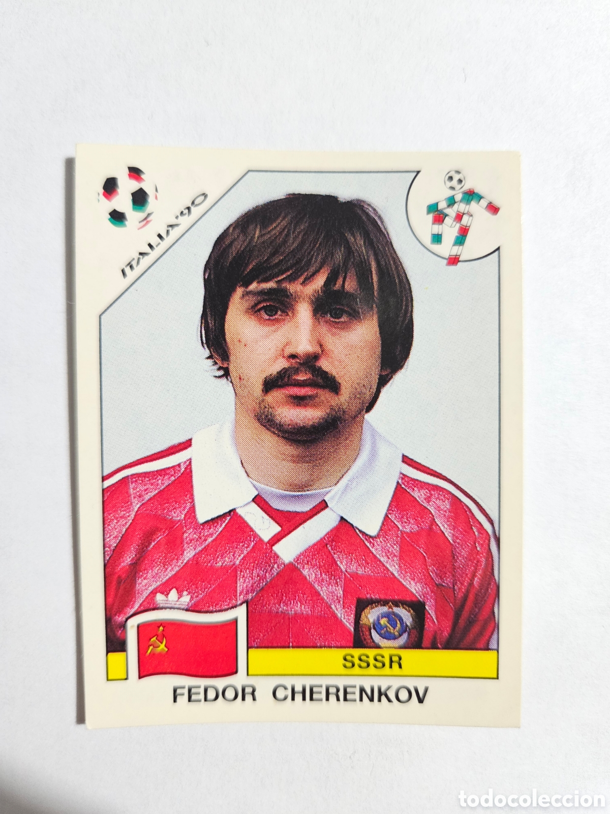 Cromos de F&uacute;tbol: FEDOR CHERENKOV SELECCION SSSR 148 MUNDIAL ITALIA 1990 90 PANINI NUNCA PEGADO SIN PEGAR