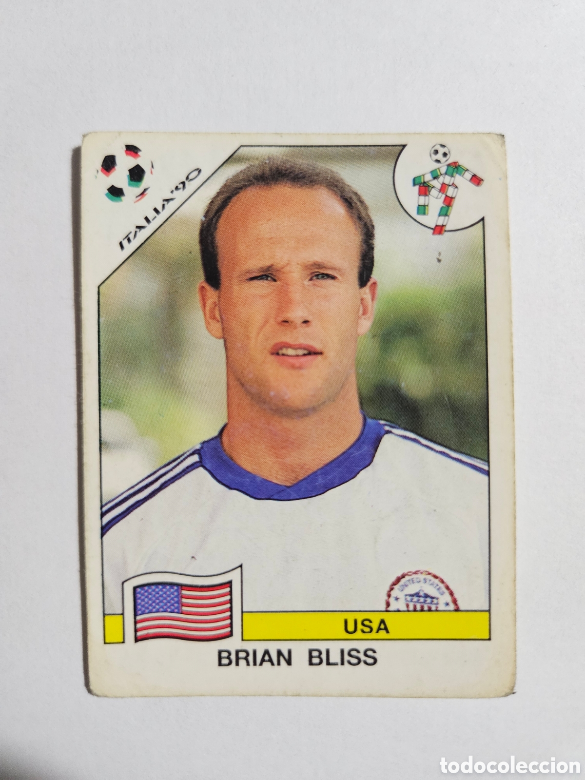 Cromos de F&uacute;tbol: PANINI - ITALIA 90 - 1990 - CROMO NUNCA PEGADO - USA - BRIAN BLISS 105
