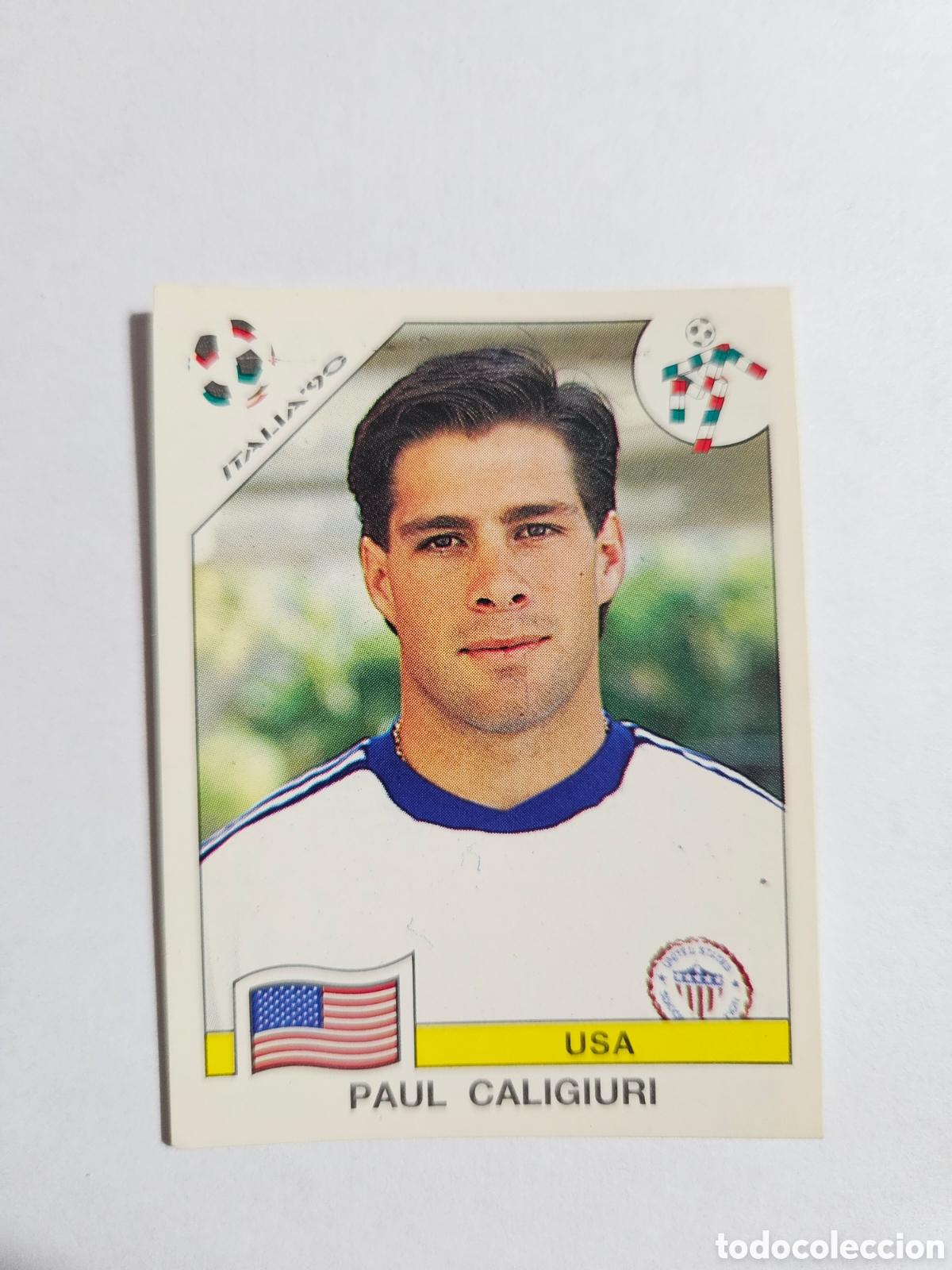 Cromos de F&uacute;tbol: 1990 ITALIA 90 - N&ordm; 104 PAUL CALIGIURI - USA - PANINI