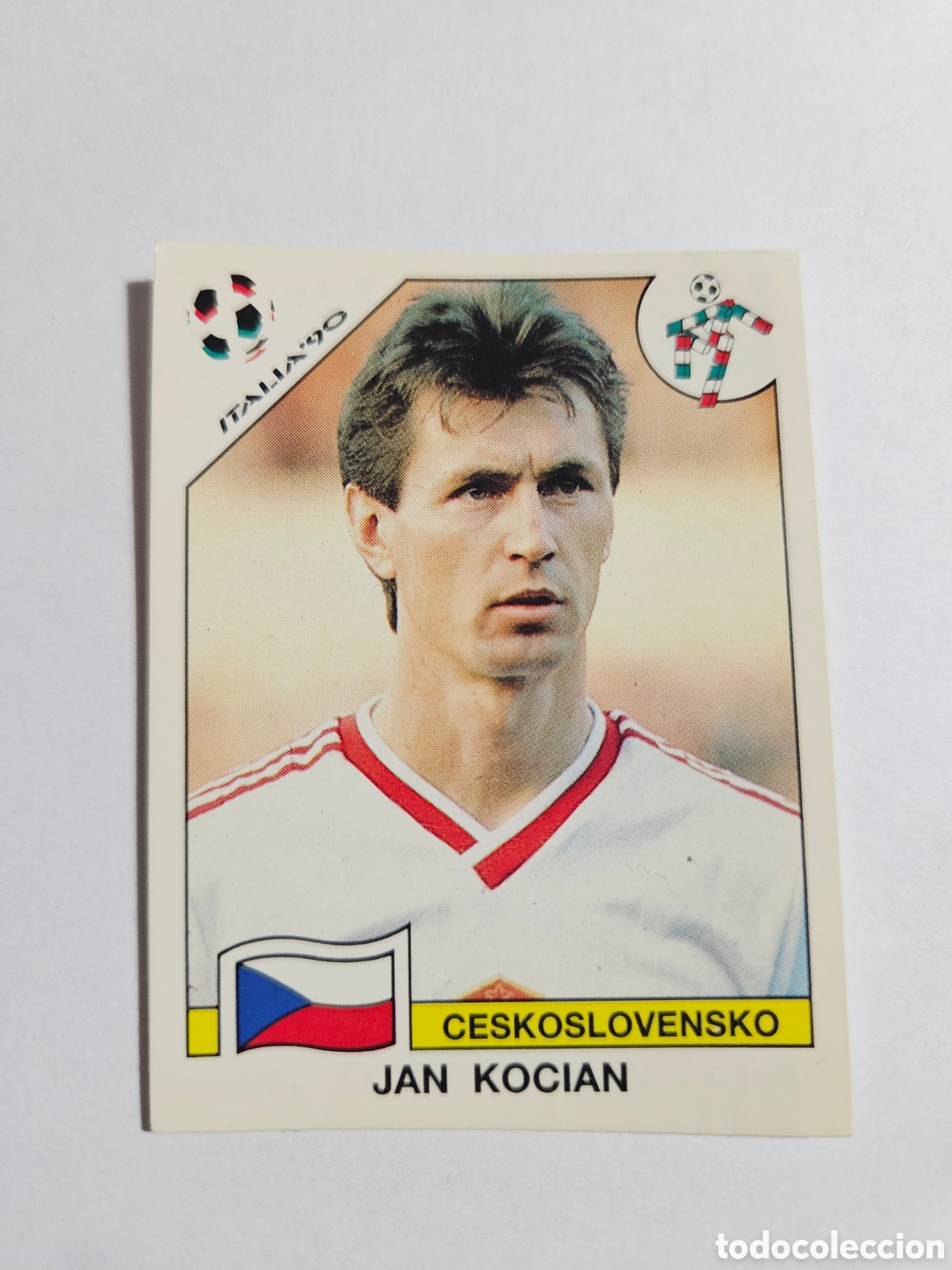 Cartes &agrave; collectionner de Football: JAN KOCIAN SELECCION CHECOSLOVAQUIA 83 MUNDIAL ITALIA 90 1990 PANINI NUNCA PEGADO SIN PEGAR
