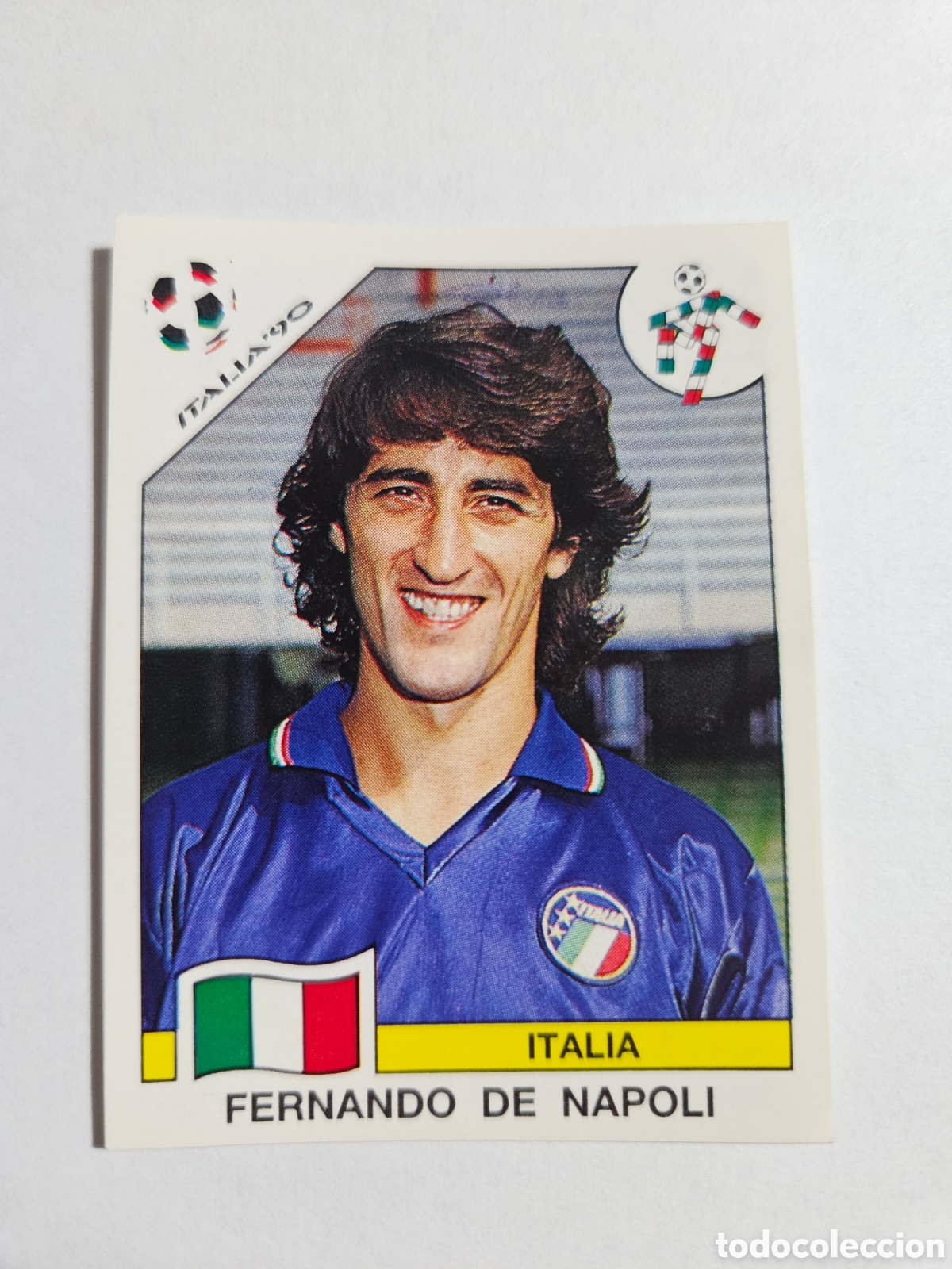 Figurine di Calcio: FERNANDO DE NAPOLI ITALIA 50 MUNDIAL ITALIA 1990 90 PANINI NUNCA PEGADO SIN PEGAR