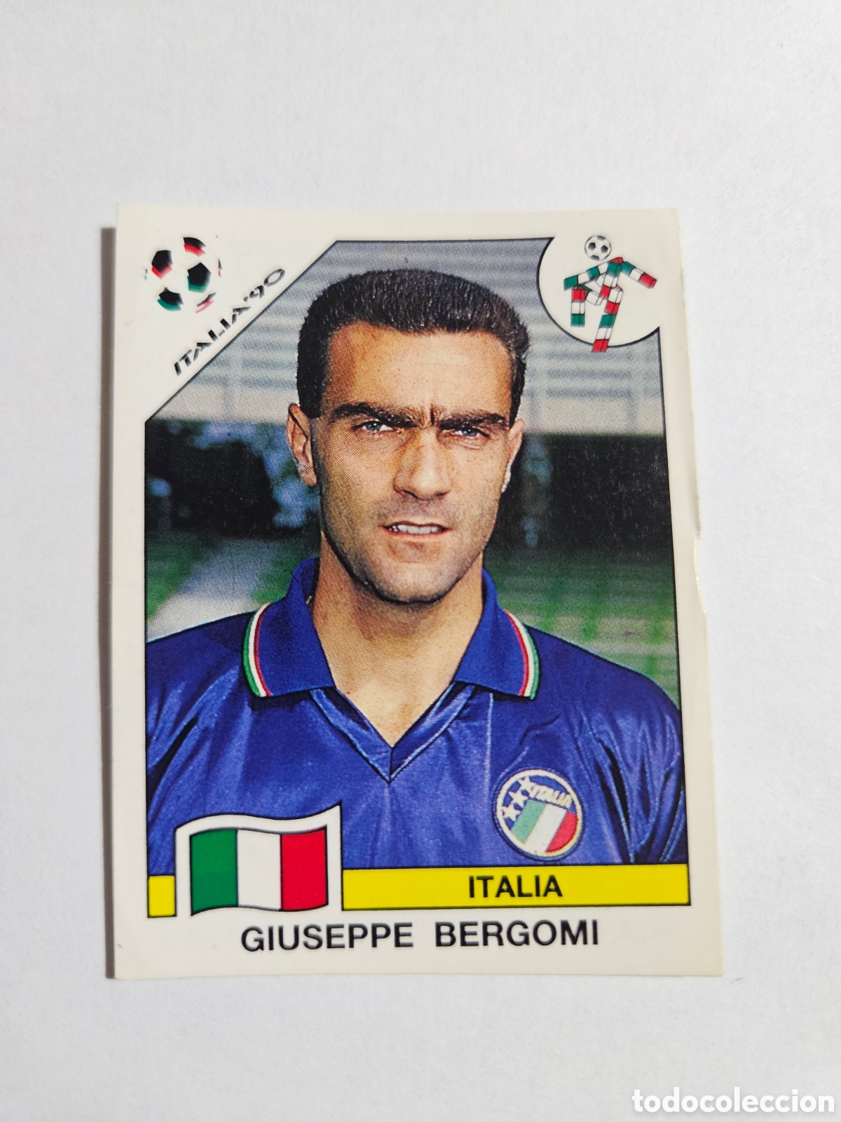 Cartes &agrave; collectionner de Football: CROMO ED PANINI SIN PEGAR NUNCA ITALIA 90 MUNDIAL N&deg; 42 ITALIA GIUSEPPE BERGOMI